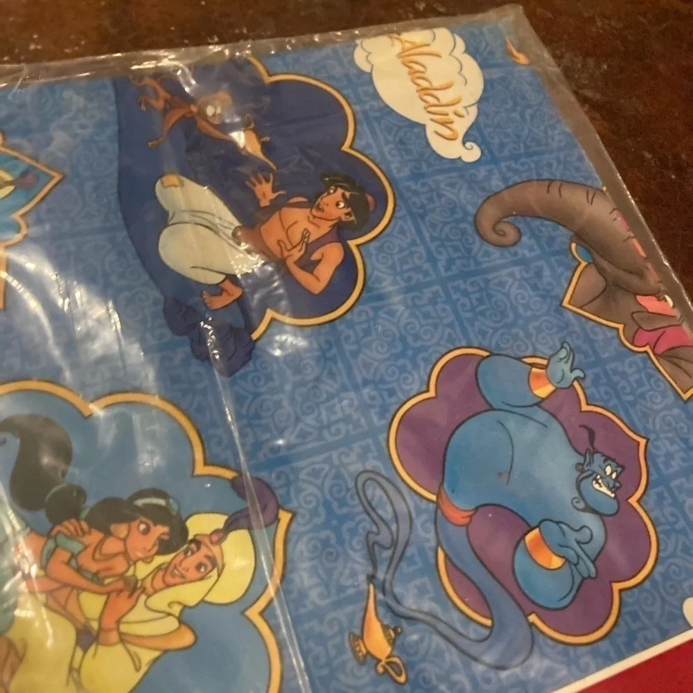 Lot of 5 Vintage New In Package Wrapping Paper
